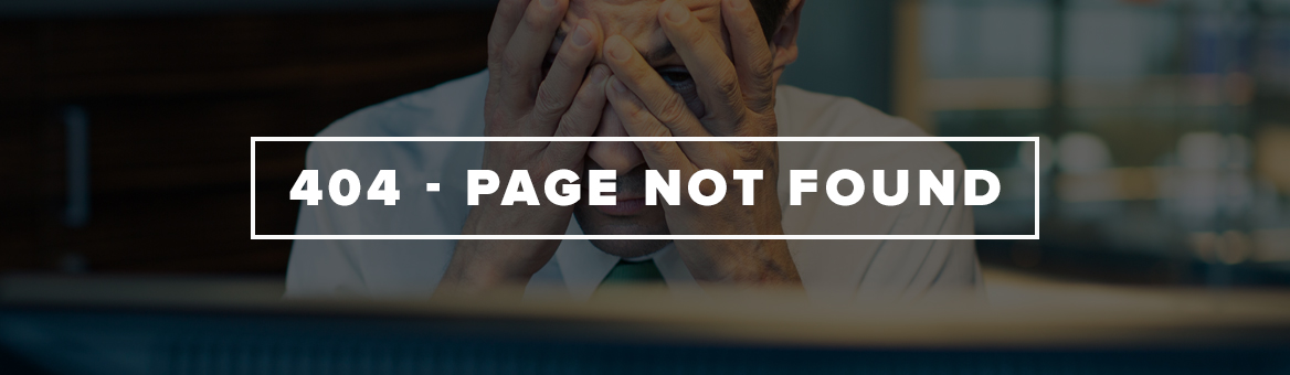 Page Not Found banner